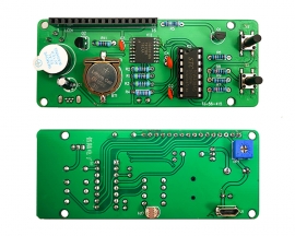 DIY Kit DS3231 LCD Temperature Display Perpetual Calendar Alarm Clock, DC 5V Electronic Clock Soldering Practice Kits